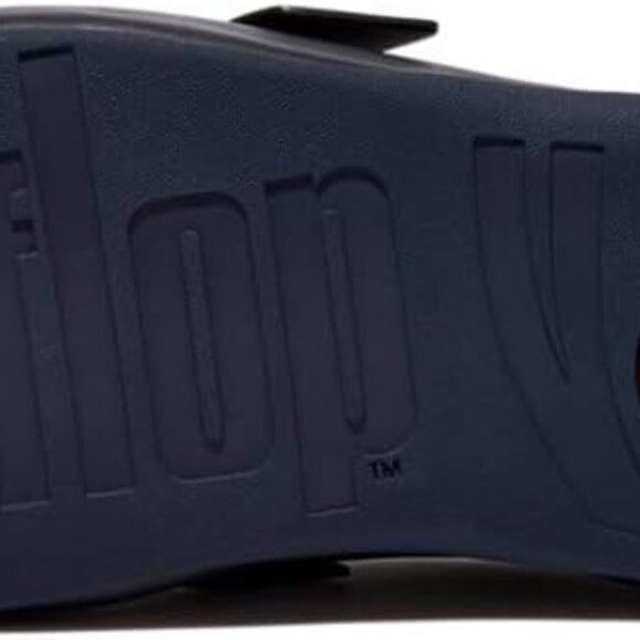 Fitflop Navy Mules with Silver Buckle - Picture 5 of 5